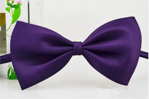 Adjustable Dog Cat bow tie neck tie pet dog bow tie puppy bows pet bow tie different colors supply - Dark Purple