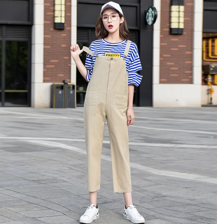 Loose Casual Bodysuit - Khaki