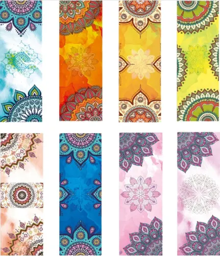 Beautiful Pattern Print New Yoga Towel Sweat