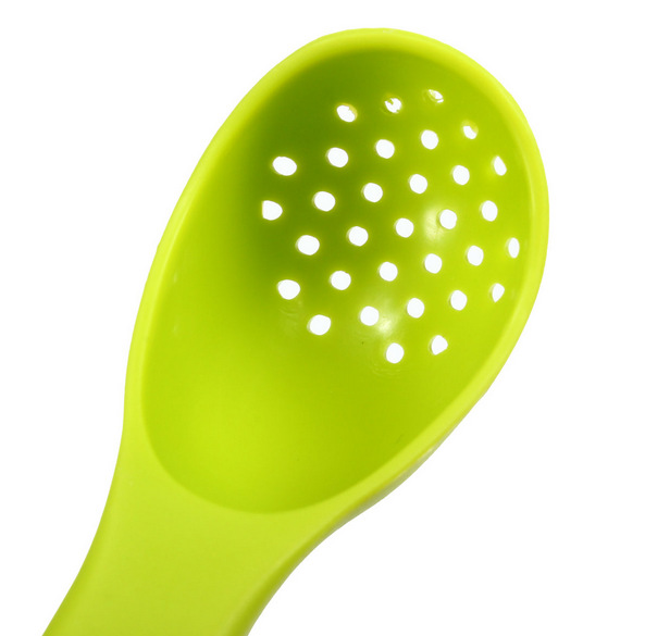 Canned spoons Creative kitchen 2-in-1 long handle colander Fruit fork set