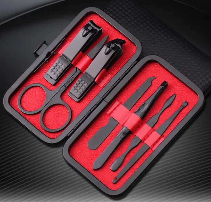 7 Nail Clippers Manicure Set Knife Eyebrow Set Function
