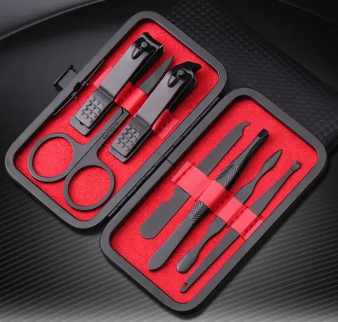 7 Nail Clippers Manicure Set Knife Eyebrow Set Function