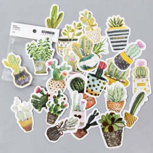 24 Piece Vintage Bronze Sticker Package