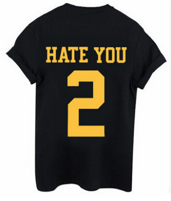 HATE YOU lovers T-shirt