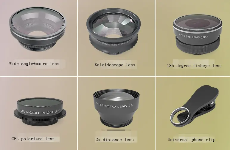 New Mobile Lens Photography Special Effect Suit MX-606 Kaleidoscope