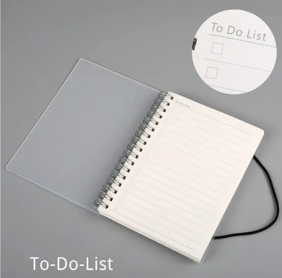 Plastic Cover Bound Spiral Coil Notebook – image 7