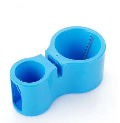 Creative multi function spiral double head grater with sharpener kitchen gadget Blue - Shop at LoveMi