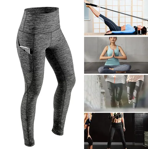 Women's Yoga Pants Running Tights Tummy Control Workout 4