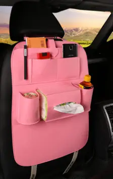 Car storage bag peach heart multi-function back storage bag seat hanging bag car car storage bag anti-dirty