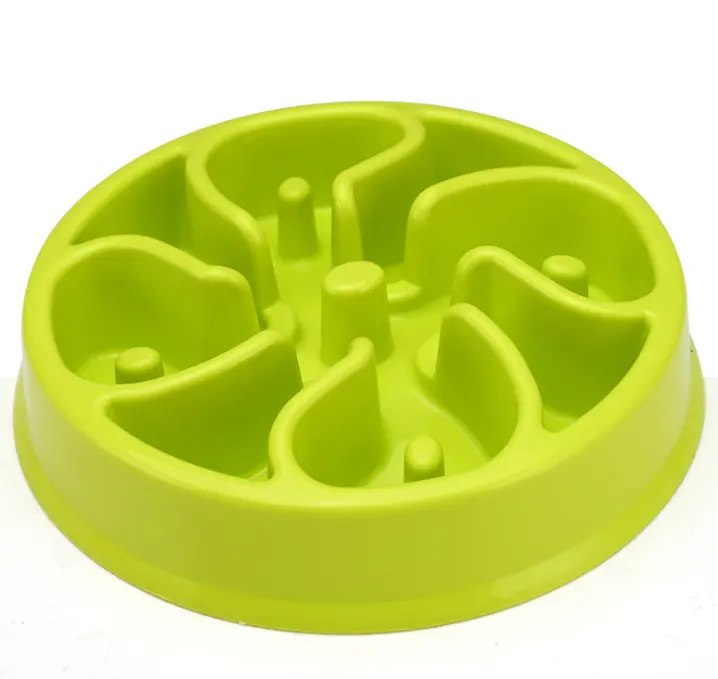 Anti-choke Bowl Plastic Dog Healthy Feeder