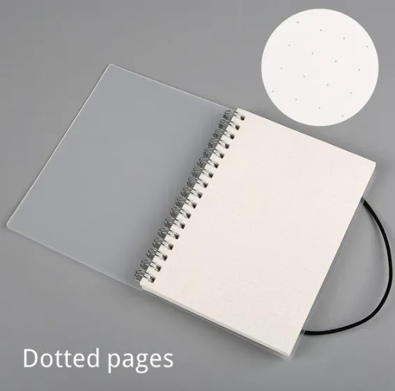 Plastic Cover Bound Spiral Coil Notebook – image 4