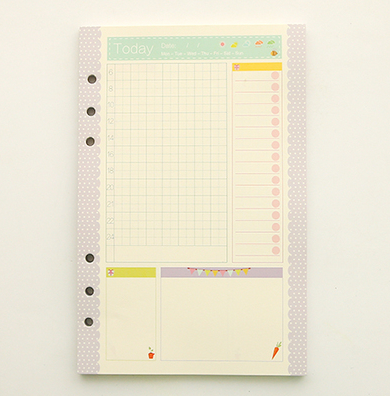 Diary plan