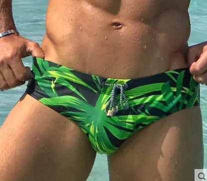 Swimwear Men's Briefs Sexy Low Waist Swim Pants Fashion