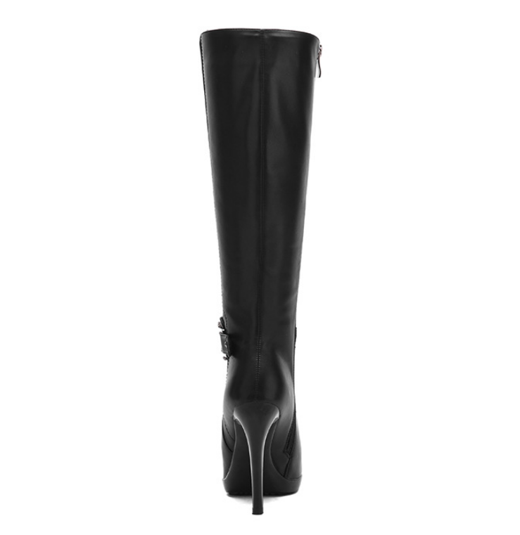 Pointed super high heel platform high boots European and American sexy stiletto women's boots
