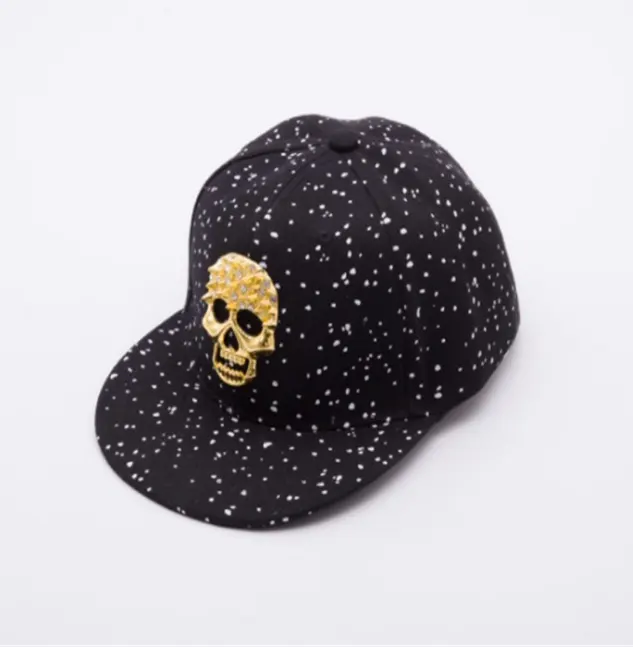 Hip Hop Safety Hard Hat Custom Skull Caps Glitter