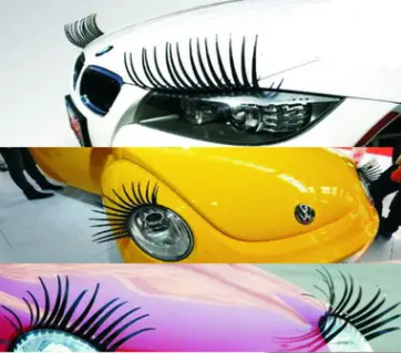 Headlight Eyelash Sticker Car Eyelashes False Electric