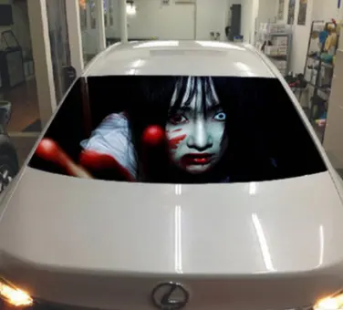 After the Car Manufacturers Selling Creative Funny Stickers Horror