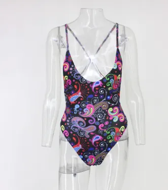 Colourful Festival Swimsuit Colourful Festival Swimsuit L - Shop at LoveMi