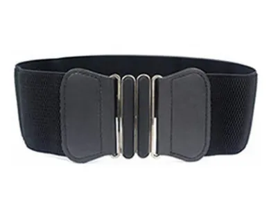 Fashion explosion Korean version of the ultra tight tight waist seal ladies wide belt Black - Shop at LoveMi
