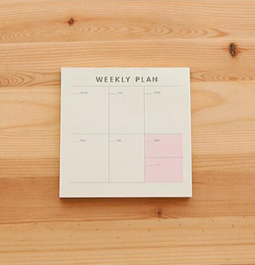 Weekly planner