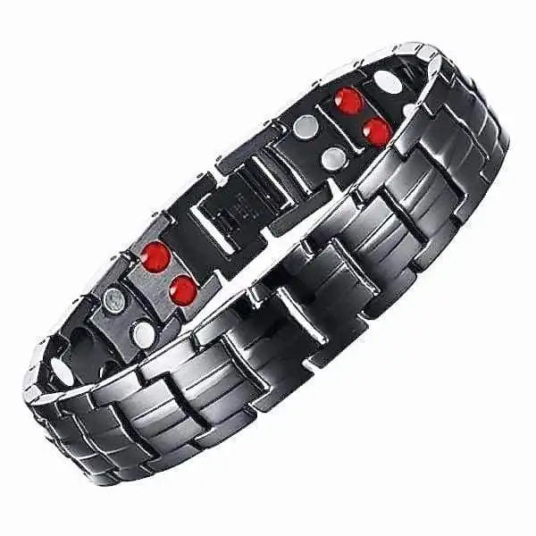Black Bracelet Men Hand Chain Energy Health Germanium Magnetic