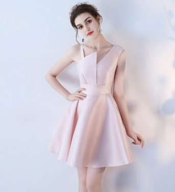 Banquet evening dress new bridesmaid dress short student party birthday party dress dress female summer