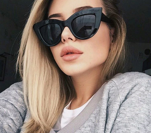 European and American retro cat eye sunglasses trend wild style sunglasses - Image 2