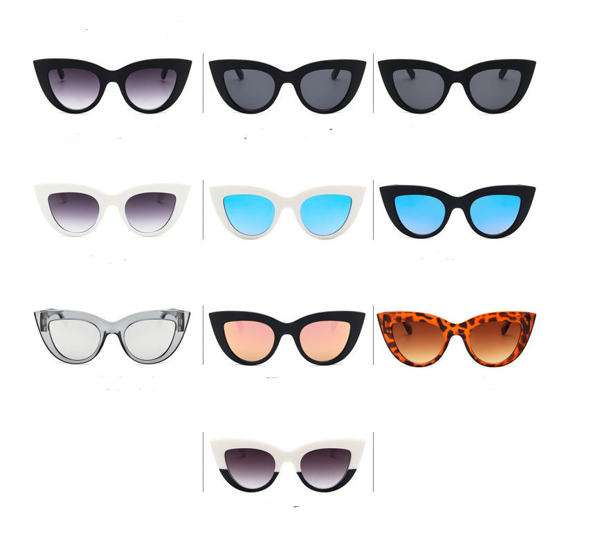 European and American retro cat eye sunglasses trend wild style sunglasses - Image 3