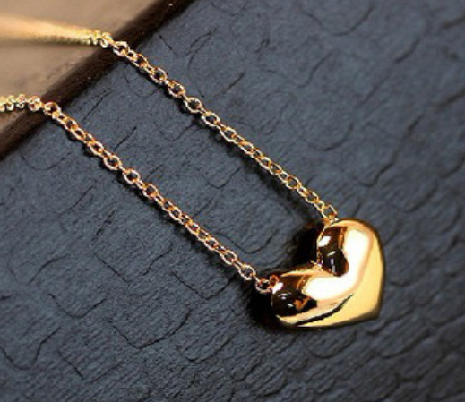 Korean necklace female fashion elegant sweet short necklace necklace love pendant clavicle chain