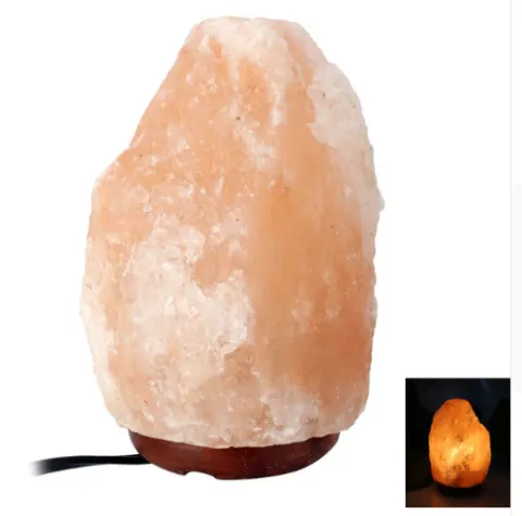 Crystal Salt Lamp Socket Creative Decoration Gift Rose Night
