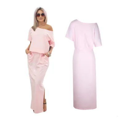 dress new summer dress for the summer women's European and American women's evening dress long skirt burst money Pink - Shop at LoveMi