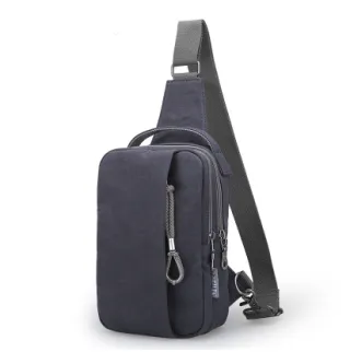 Canvas Cross Body bag - Blue
