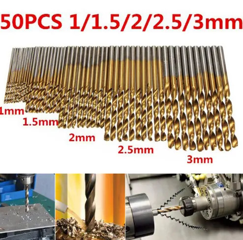 Titanium Coated HSS Steel High Speed Drill
