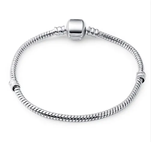 Women Bracelet 925 Unique Silver Crystal Charm for DIY