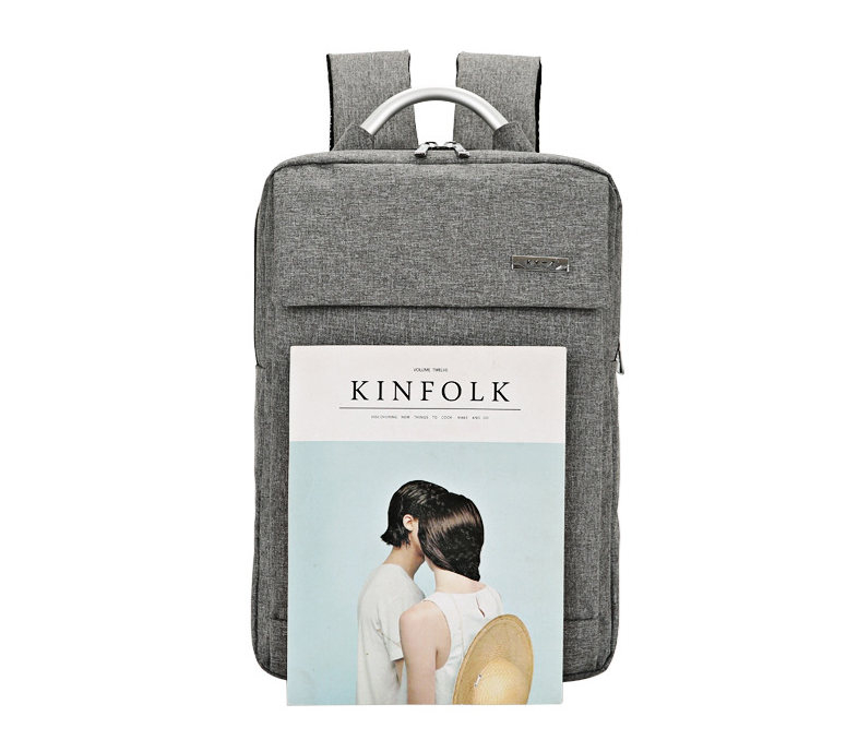 Manufacturers wholesale and customize new type of double shoulder bag multi function notebook PC package for men and women general business knapsack 12