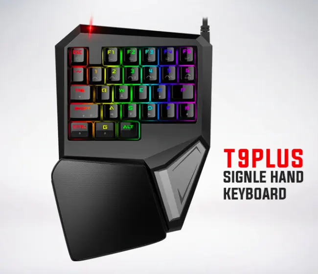 T9PLUS Single-handed Gaming keyboard 29 Buttons Mechanical