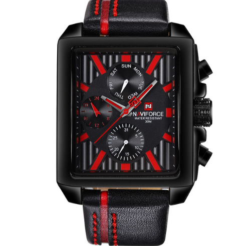 NAVIFORCE 9111 new men's watch waterproof watch multi-function six-pin quartz watch men's watch