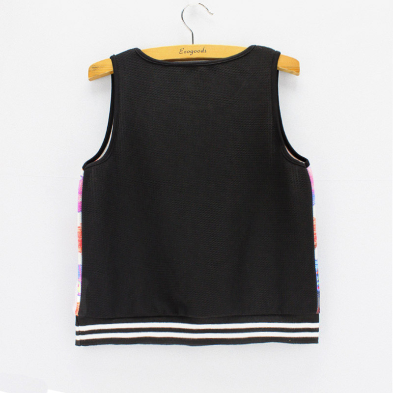Festival Fashion - Geometric Cropped Tank Top