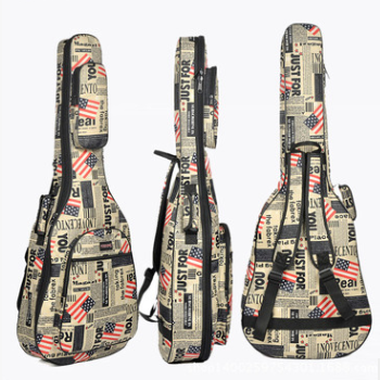 Acoustic guitar bag 36 39 41 inch acoustic guitar bag classical guitar bag backpack Flag Map - Shop at LoveMi
