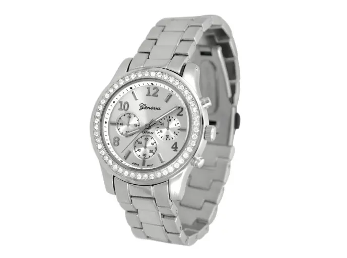 Diamond bracelet watch stainless steel belt Geneva