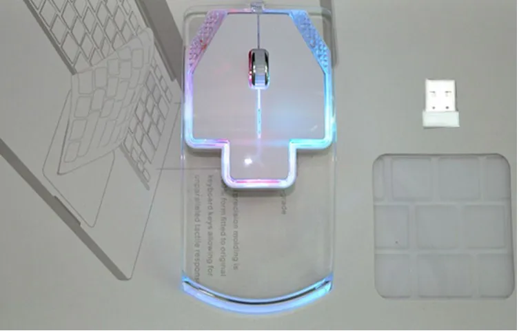 Creative Ultra-thin Transparent 2.4GHz Wireless Optical Luminous Mouse for PC Laptop – image 8
