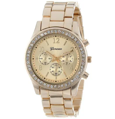 Diamond bracelet watch stainless steel belt Geneva