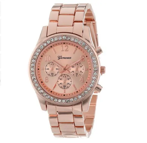Diamond bracelet watch stainless steel belt Geneva