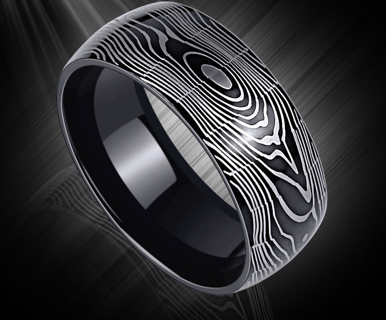 Men's pattern ring