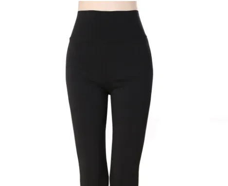 Thin waist waist pants with tight waist and trousers Black - Shop at LoveMi