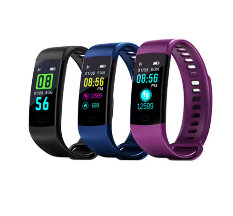 Smart Band Watch Color Screen Bracelet Heart Rate Activity