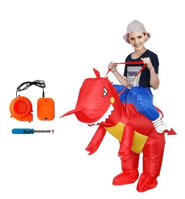 Inflatable Dinosaur Rider Costume, photo 3