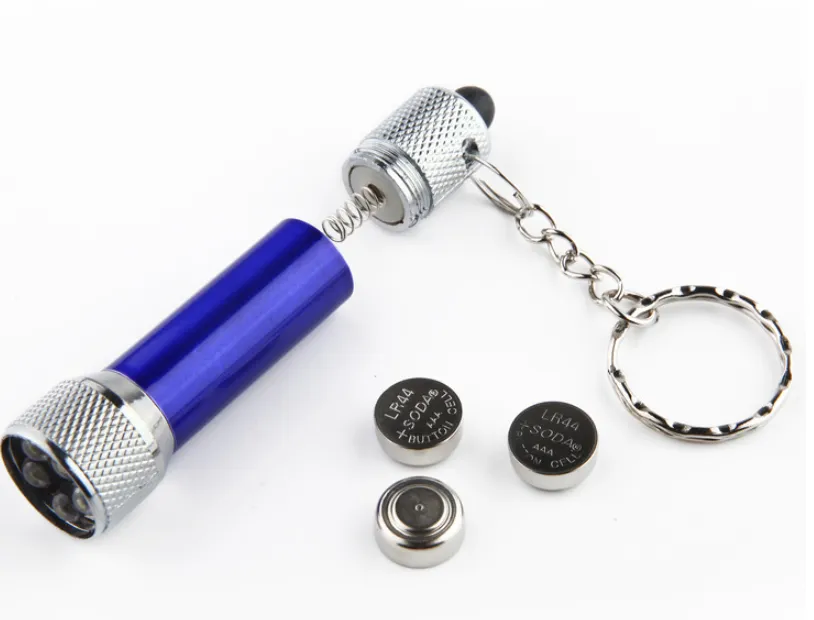 Mini Keychain Light Emergency Night Light Camping Flashlight Portable LED Torch Aluminum Keyring – image 8