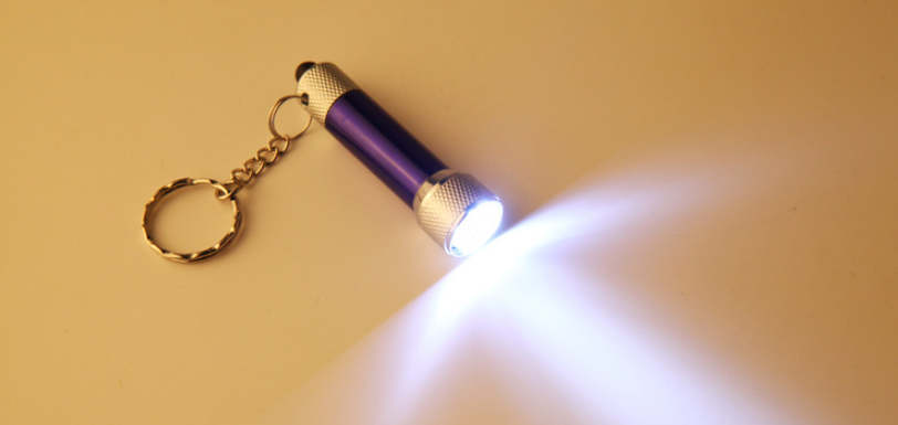 Mini Keychain Light Emergency Night Light Camping Flashlight Portable LED Torch Aluminum Keyring - Image 4