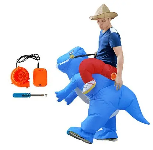 Inflatable Dinosaur Rider Costume, photo 2
